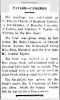 Wedding Announcement - Clarence Taylor and Dorothy Cameron